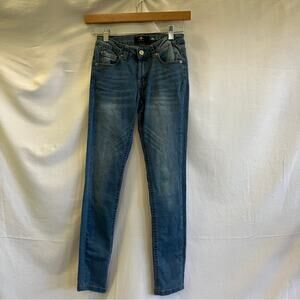 7 For All Mankind The Skinny Girls Denim Jeans Size 12 Adjustable Waist Casual